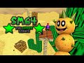 Super Mario 64 - The Green Stars - Scorching Dessert - (N64)