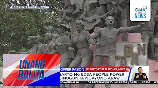 Ika-39 anibersaryo ng EDSA People Power Revolution, ginugunita ngayong araw | Unang Balita