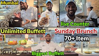 Biggest Buffett In Mumbai 70+ Item | Sunday Brunch | Godrej One | Unlimited Food In Mumbai