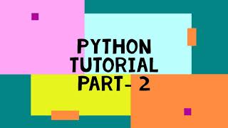 Python tutorials Part -2|python core |sololearn |#programmingwithKO |