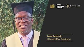 RBS Global MBA - Isaac Enakimio