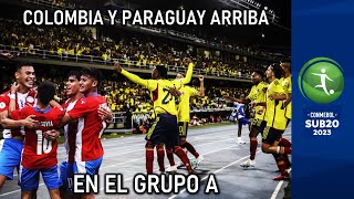 Colombia y Paraguay lideran Grupo A | Sudamericano Sub 20 | Colombia 2023