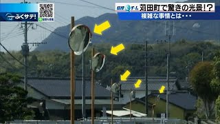 福岡県苅田町の山口地区に 多数のカーブミラー　なぜ？ | 2022年4月7日（木）テレＱ『ふくサテ！』特捜Ｑチーム＠アーカイブ