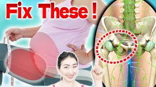 Pushing Here to Drain Groin Lymph Nodes Removes Belly and Thigh Fat