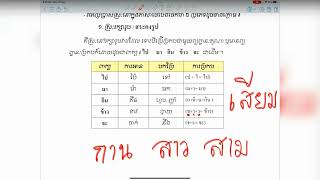 របៀបប្រើប្រាស់ស្រៈក្នុងភាសាថៃ ភាគ១/២ Ep.8