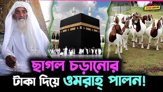 ছাগল বিক্রির টাকা দিয়ে ওমরাহ পালন করলেন এই বৃদ্ধ