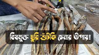 ছুরি শুটকি রেসিপি ও চেনার উপায় | বিষমুক্ত ছুরি শুঁটকি চেনার উপায়!