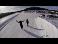 chasing cars in the snow circuit mecaglisse quebec jan 2018