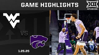 #23 West Virginia vs. Kansas State Game Highlights | 2024-25 Big 12 Men’s Basketball