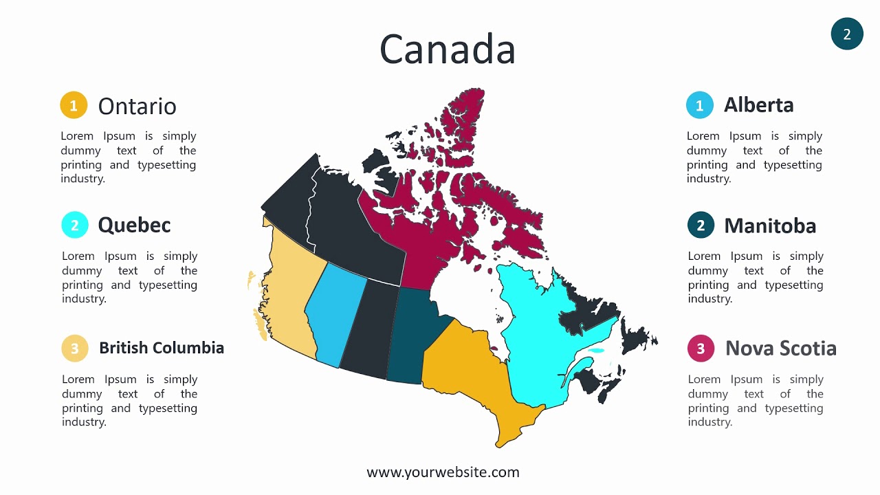 Canada Map Interactive Canada Map Canada Map Powerpoint