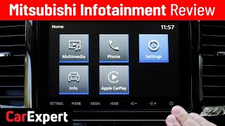 Mitsubishi infotainment review: 8.0-inch with Apple CarPlay and Android Auto