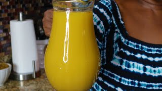 How To Make Your Pineapple Juice with The Skin On