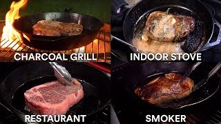 Master CAST IRON STEAK with anything | Guga Foods