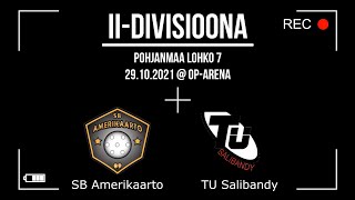 Salibandy II-divisioona | Amerikaarto - TU 29.10.2021