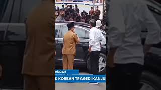 Presiden Jokowi Kunjungi Korban Tragedi Kanjuruhan Malang.