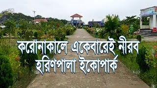 এখন একেবারেই নীরব হরিণপালা ইকোপার্ক || Ekushey ETV