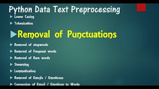 tpp3: Remove Punctuations in text preprocessing in Python | nltk pandas | machine learning