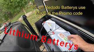 Lithium battery install