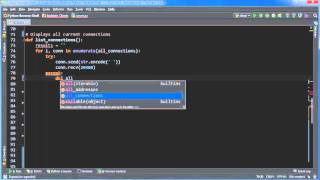 Python Reverse Shell Tutorial - 10 - Displaying All Current Connections