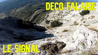 Déco falaise du Signal (Sainte Victoire) par vent nul / Parapente / Vol-rando