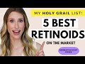 My Holy Grail Retinoids List | Dermatologist Picks!