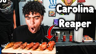 We Did The Hot Wings Challenge...