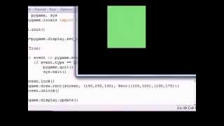PyGame Development -3- Drawing Shapes and Polygons