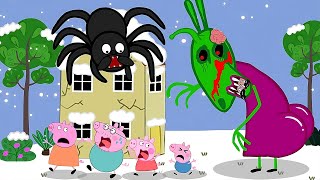 Peppa Pig vs Zombie Apocalypse,  Zombies Appear at the House ?? | Peppa Pig Funny Animation