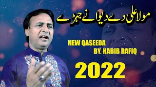 New Qaseeda | Habib Rafiq | Ali De Deewane Jehre Mola Ali Ali Karde | New Qaseeda 2022 | Zubair Butt