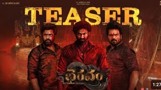 Bhairavam Official Teaser _ Bellamkonda Sreenivas_ Manoj Manchu_ Nara Rohith _Vijay Kanakamedala