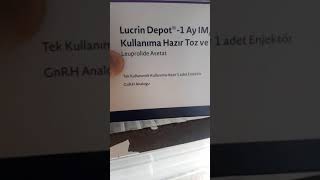 Lucrin Depot Injection 11.25mg