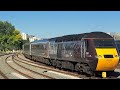 newly cross country 43184 departing bristol temple meads with 1735 to leeds trains trainspotting