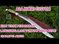 PISAU KUKRI CUSTOM, Indra Knives