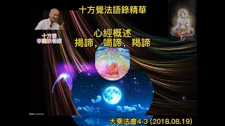 十方覺【精華-025】心經概述羯諦竭諦揭諦