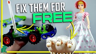 How To Fix Toy Story Toys w/ FREE Replacements! (RC Antenna Tutorial) Thinkway Signature Collection