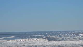 Waves From Hurricane Erin Hit North Shore. Hampton Beach, New Hampshire