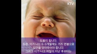 소홀하기 쉬운 영유아기의 구강관리. 젖먹이 때부터 관리를 시작해야