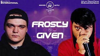 FROSTY 🇬🇧 vs GIVEN 🇮🇩 | 7 TO SMOKE | Battle 4