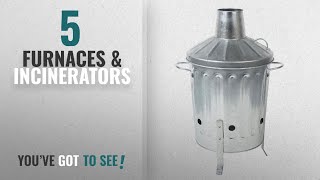 Top 10 Furnaces \u0026 Incinerators [2018]: CrazyGadget® 15L 15 Litre Galvanised Metal Incinerator Mini