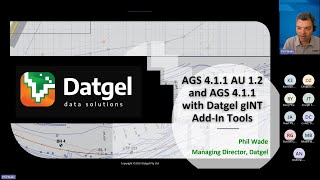 Webinar  AGS 4.1.1 AU 1.2 and AGS 4.1.1 with Datgel gINT Add-In Tools