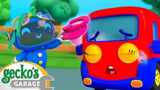 Baby Bus Boo Boo | Baby Truck | Gecko's Garage | Kids Songs