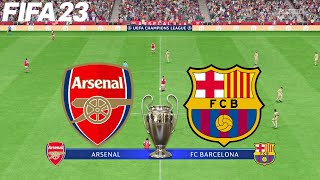 FIFA 23 | Arsenal vs Barcelona - UEFA Champions League - PS5 Gameplay