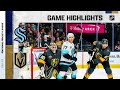 Kraken @ Golden Knights 10/12/21 | NHL Highlights