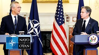 NATO Secretary General with 🇺🇸 US Secretary of State Antony J. Blinken, 08 FEB 2023