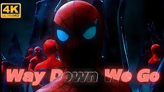 [4K] Человек паук | edit | way down we go