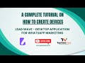 Lead Wave - How to Create Devices