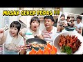 GOKIL !!! MASAKIN SUAMI CEKER PEDAS PERTAMA KALI !!! | GELI GAK TUH 🤣🤣