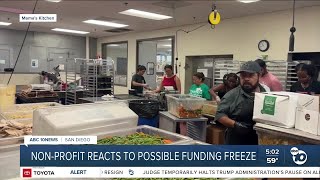 Non-profit reacts to possible funding freeze