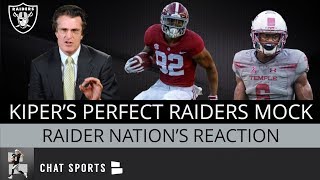 Perfect Oakland Raiders 2019 Mock Draft According To Mel Kiper Jr - How Did Raider Nation React?