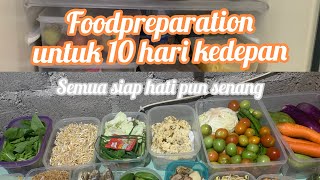 Foodprep untuk santai 10 hari ke depan | foodprep sayur #irt #foodpreparation